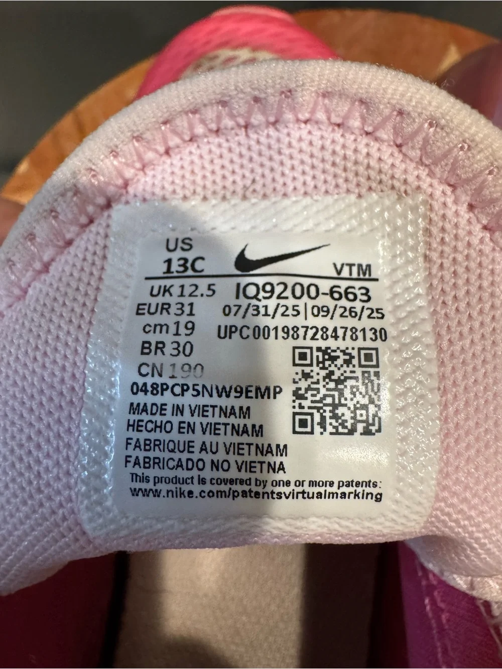 Nike Kids Pink Air Max 270 Sneakers